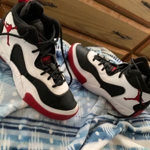 Jordan pro Rx red, black, and white